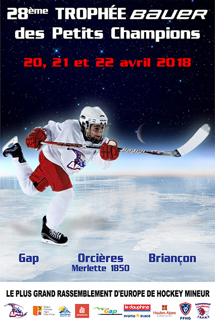 Hockey sur glace : Trophée Bauer des Petits Champions les 20, 21 et 22 avril à l'Alp'Arena