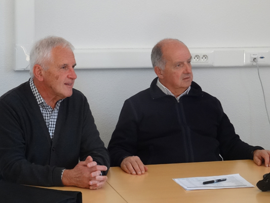 Roger DIDIER, Maire de Gap et Jean-Pierre MARTIN son adjoint