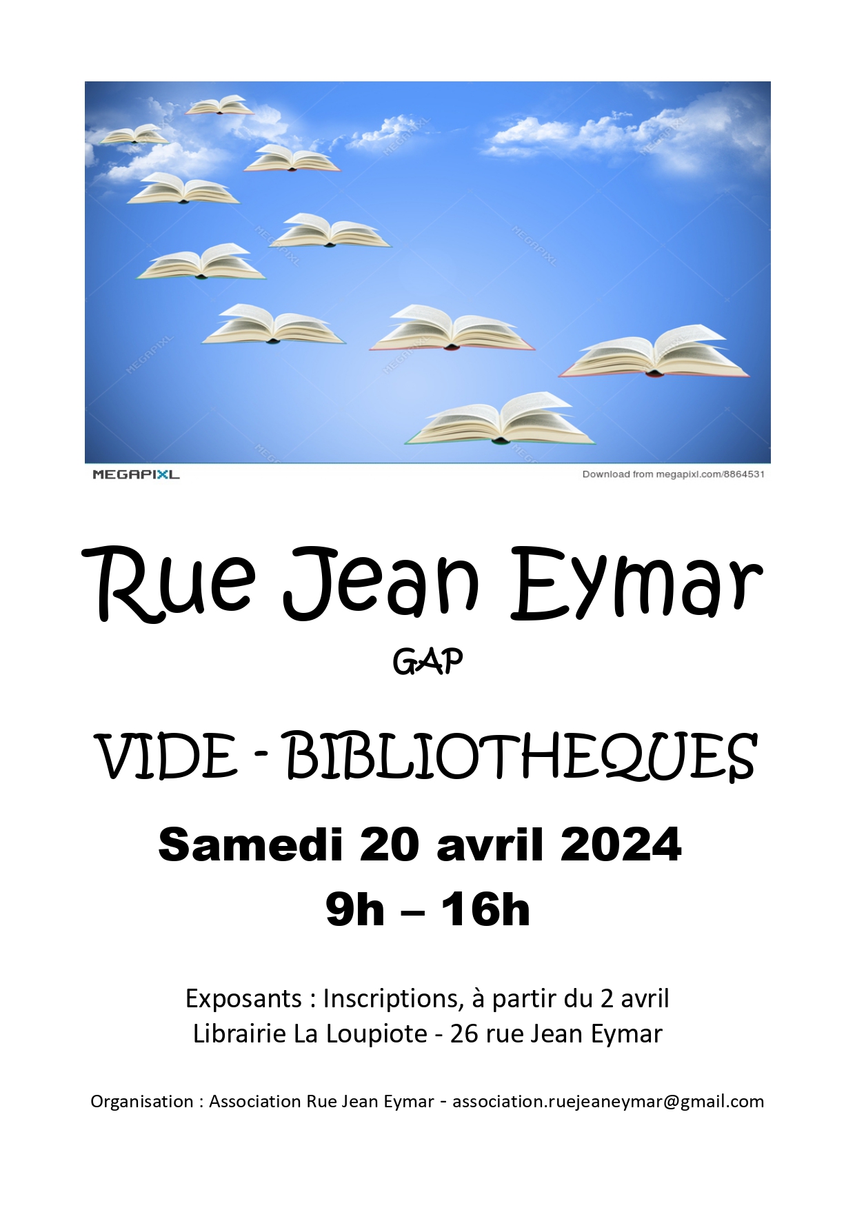 Vide-bibliothèques de la rue Jean Eymar