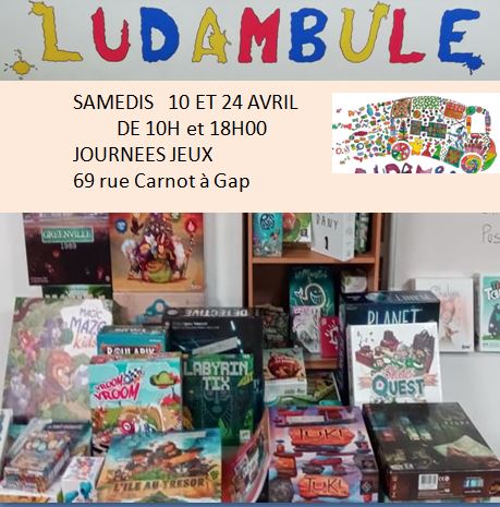 Journées jeux avec Ludambule à Gap