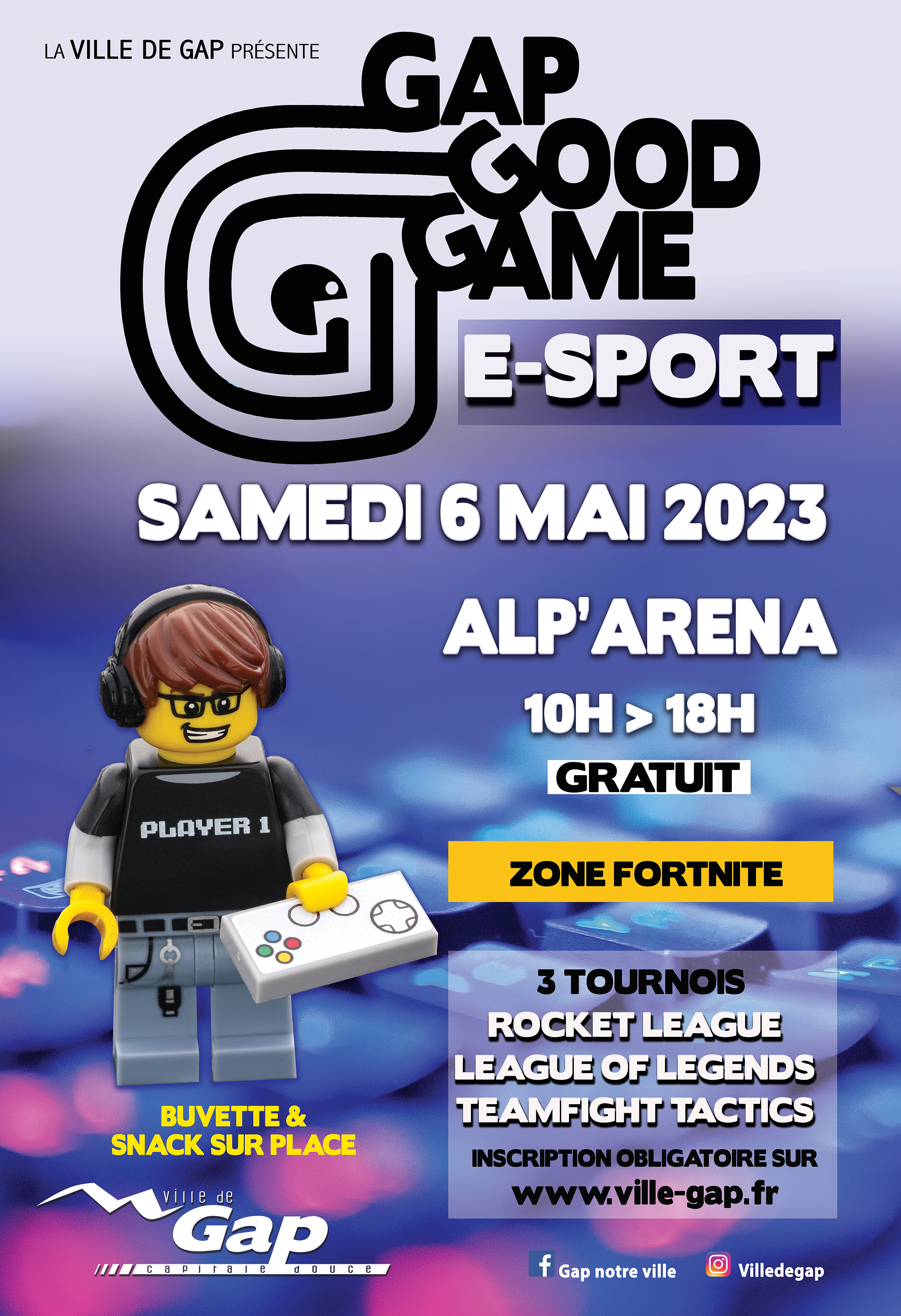 Gap Good Game le 6 mai 2023 à Gap