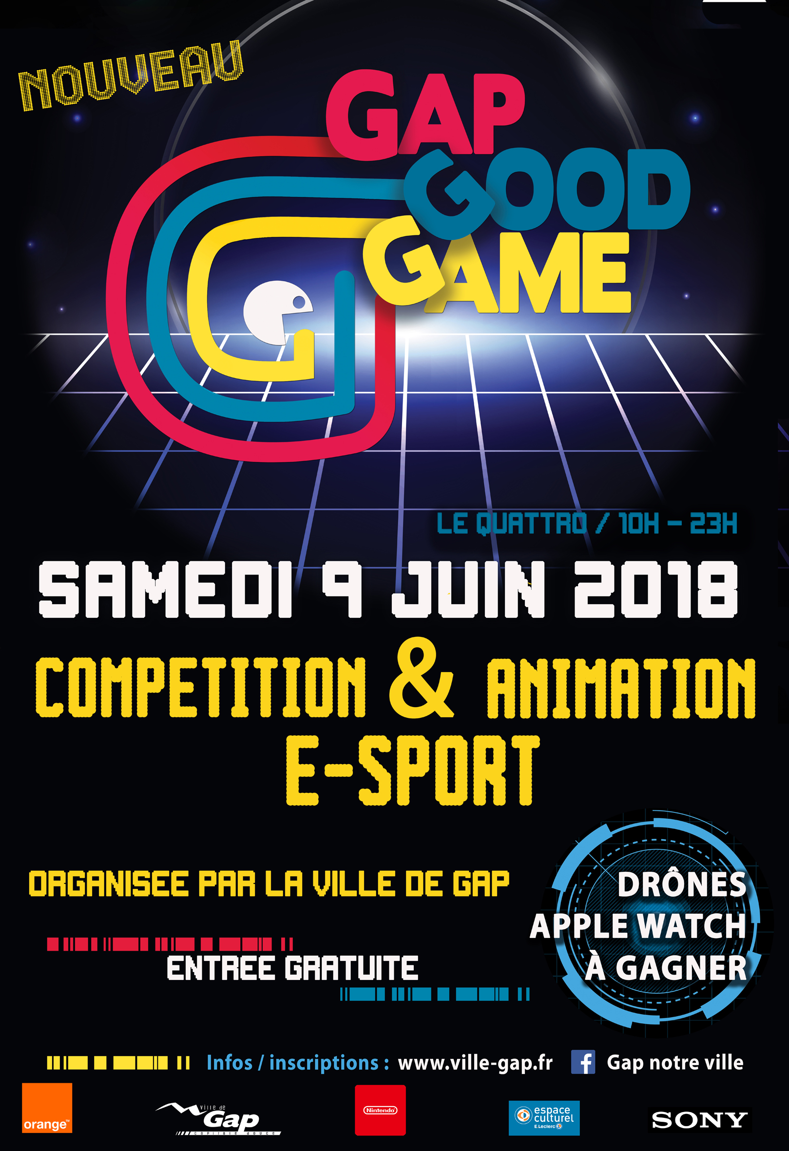 Affiche Gap Good Game 2018