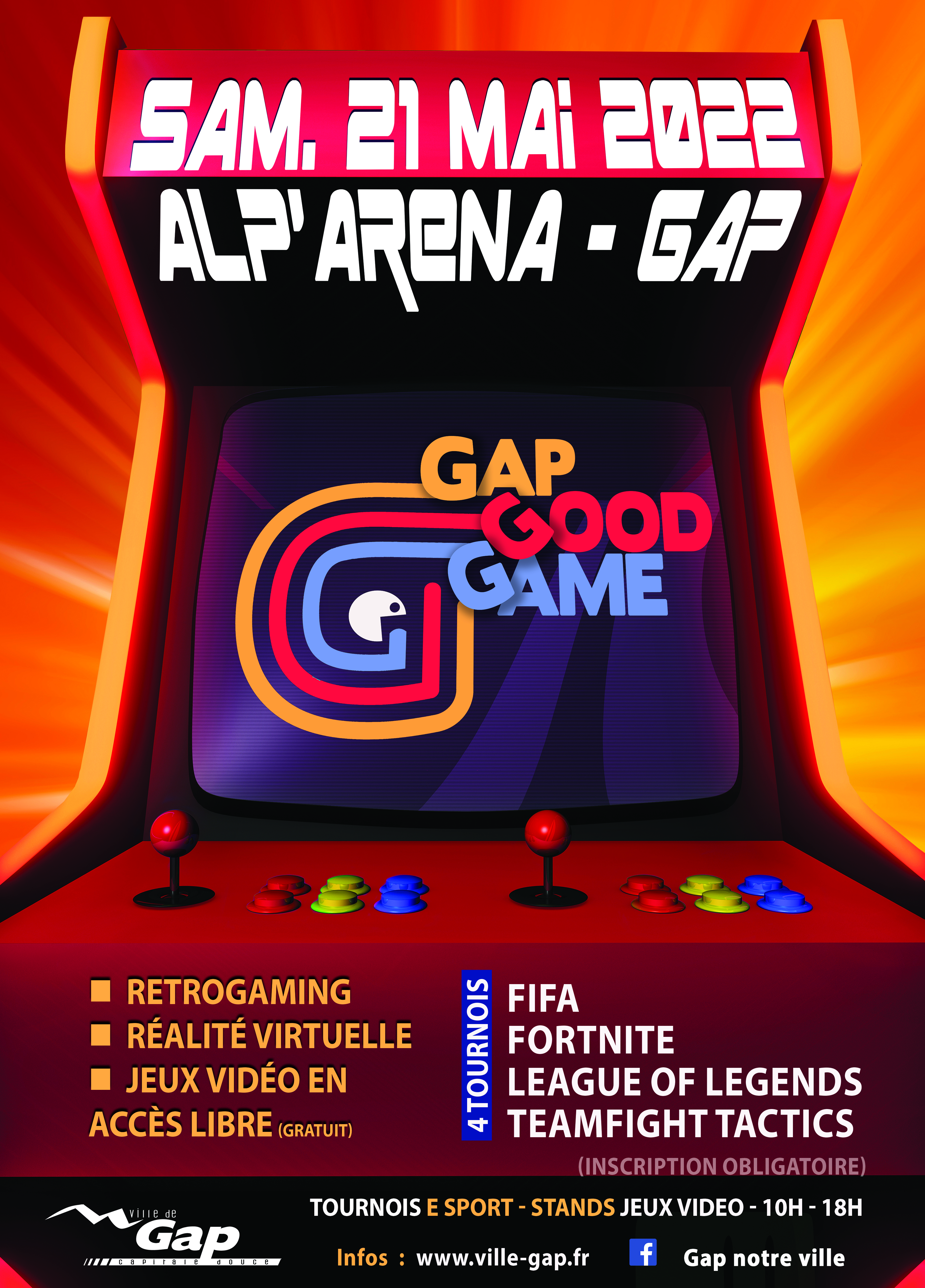 Affiche Gap Good Game 2022