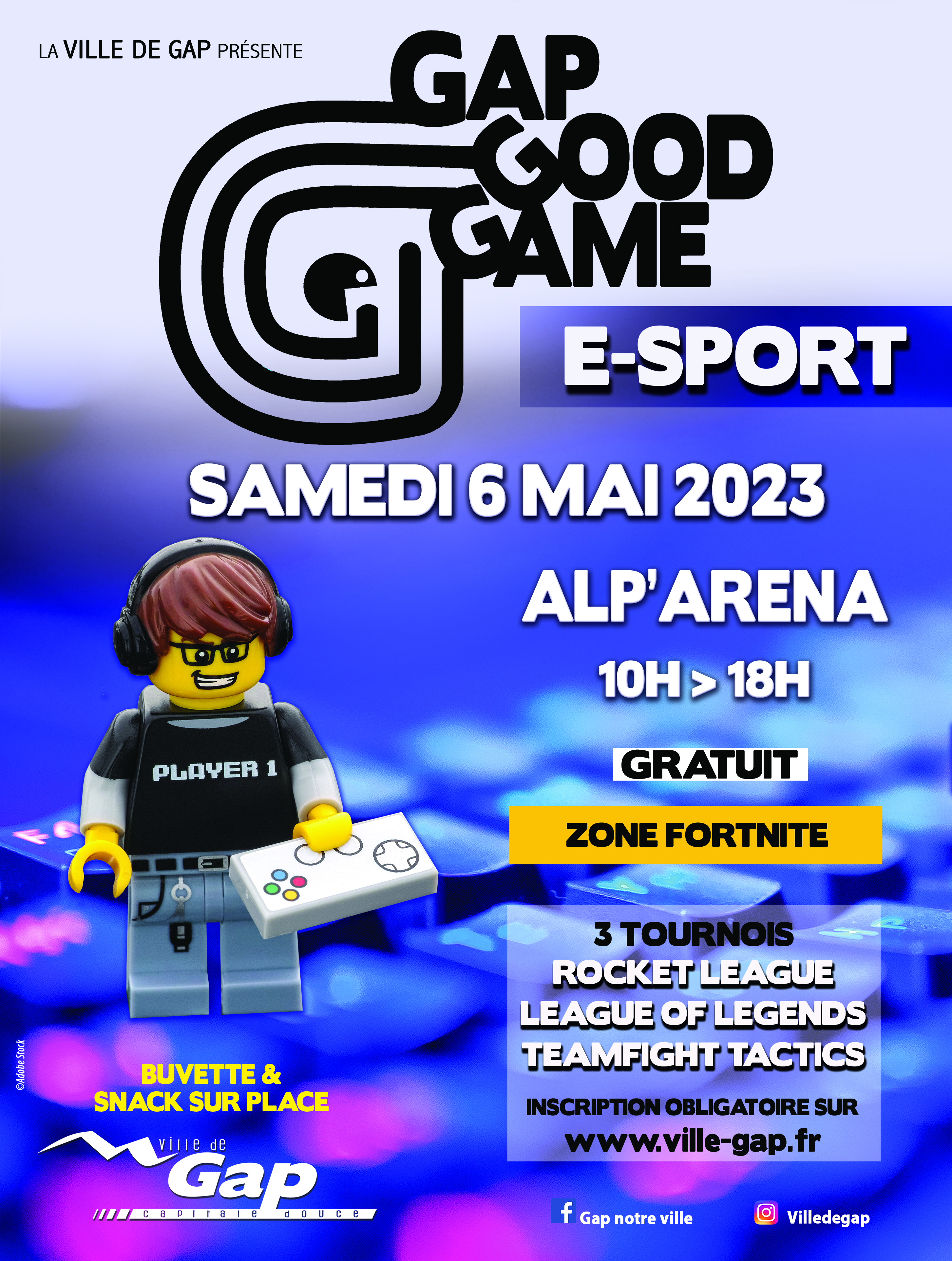 Gap Good Game : le rendez-vous e-sports chaque année en mai à GAP