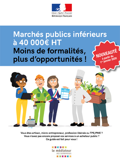 Guide des marchés publics < 40 000 € HT au 01 01 20 