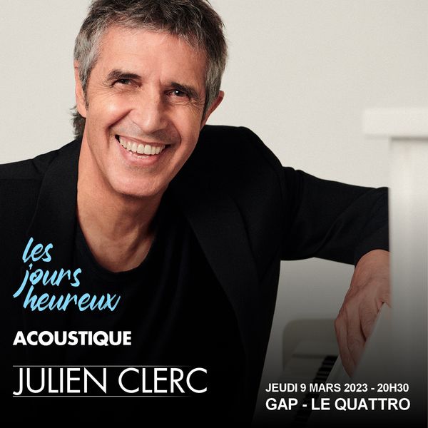 Julien Clerc au Quattro à Gap le 9 mars 2023