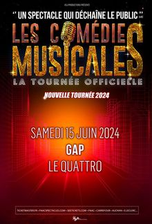 Les comédies musicales - spectacle au Quattro de Gap le 26 avril 2024
