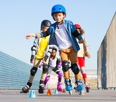 Ecole municipale des sports de Gap - Activité roller pour les 6/8 ans