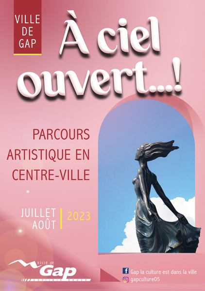 A ciel ouvert 2023 - Parcours artistique en juillet-août en centre ville de Gp