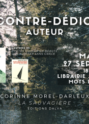 Rencontre-dédicace La Sauvagière de Corinne Morel-Darleux