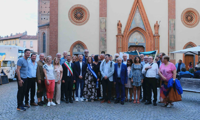 Comité de jumelage de Gap lors de la Rassegna dell’Artigianato les 7et 8/09/2024, foire artisanale de Pinerolo en Italie