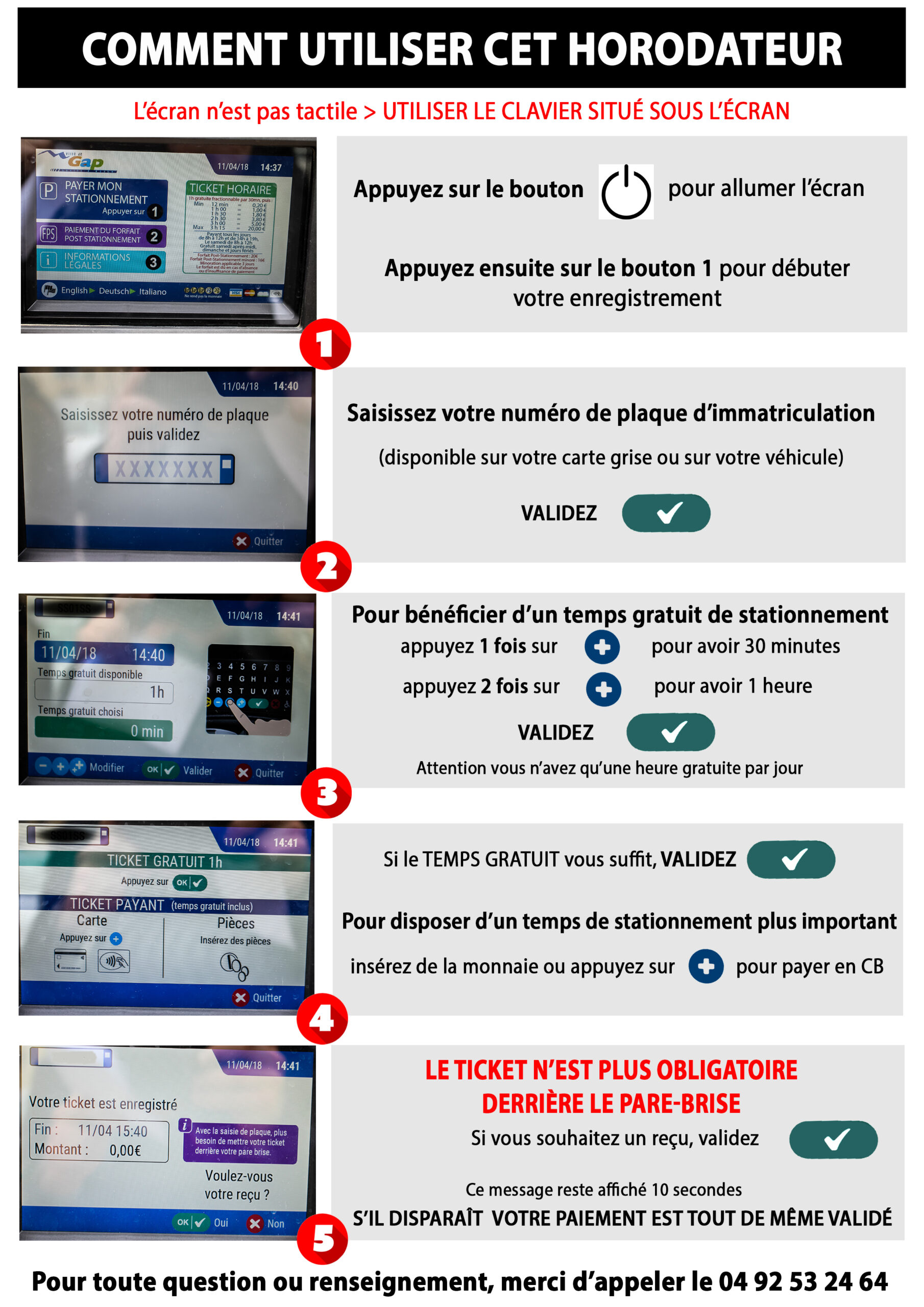 Fiche stationnement Gap