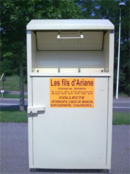 Conteneur pour textile