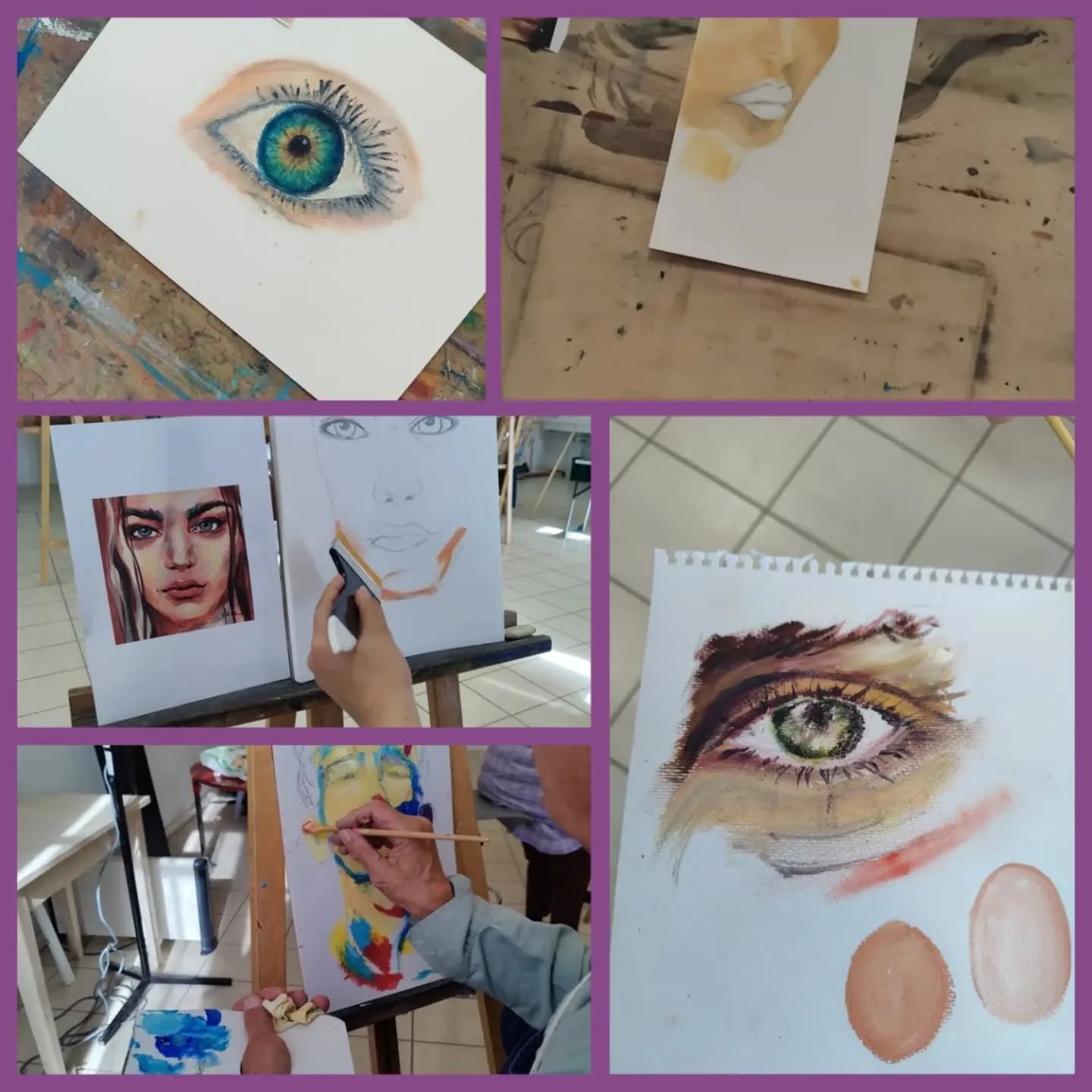 Atelier peinture à l'huile