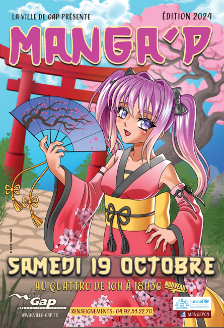 Manga'p 2024 le 19 octobre au Quattro à Gap, de 10h à 18h30