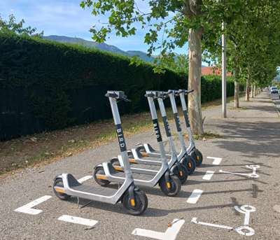 Service de trottinettes à GAp avec la société BIRD