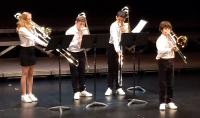 Quatre élèves gapençais en finale du concours national de trombones 2024 à Strasbourg