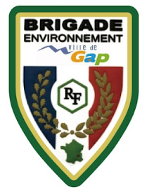 Ecusson Brigade environnement de la ville de Gap